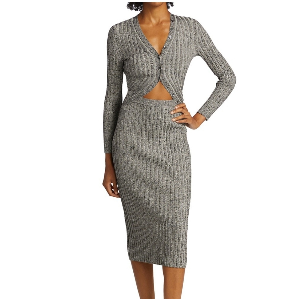 Cutout knit midi🌫 - Picture 3 of 6